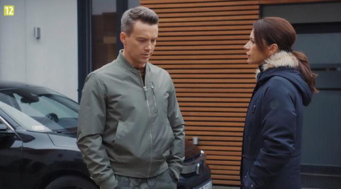 M jak miłość odc. 1924. Jakub Karski (Krzysztof Kwiatkowski), Martyna (Magdalena Turczeniewicz)