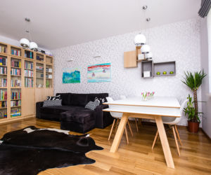 Salon w stylu skandynawskim