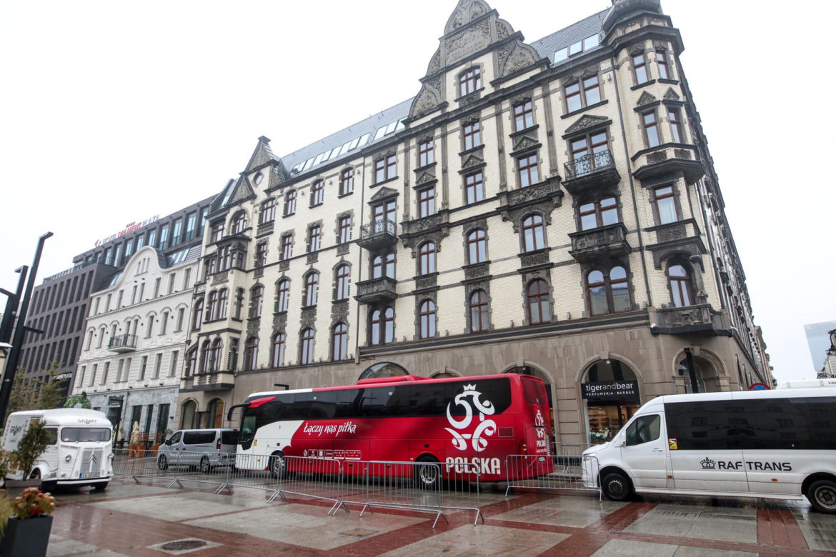 Piłkarze wyjechali na mecz Polska - Litwa