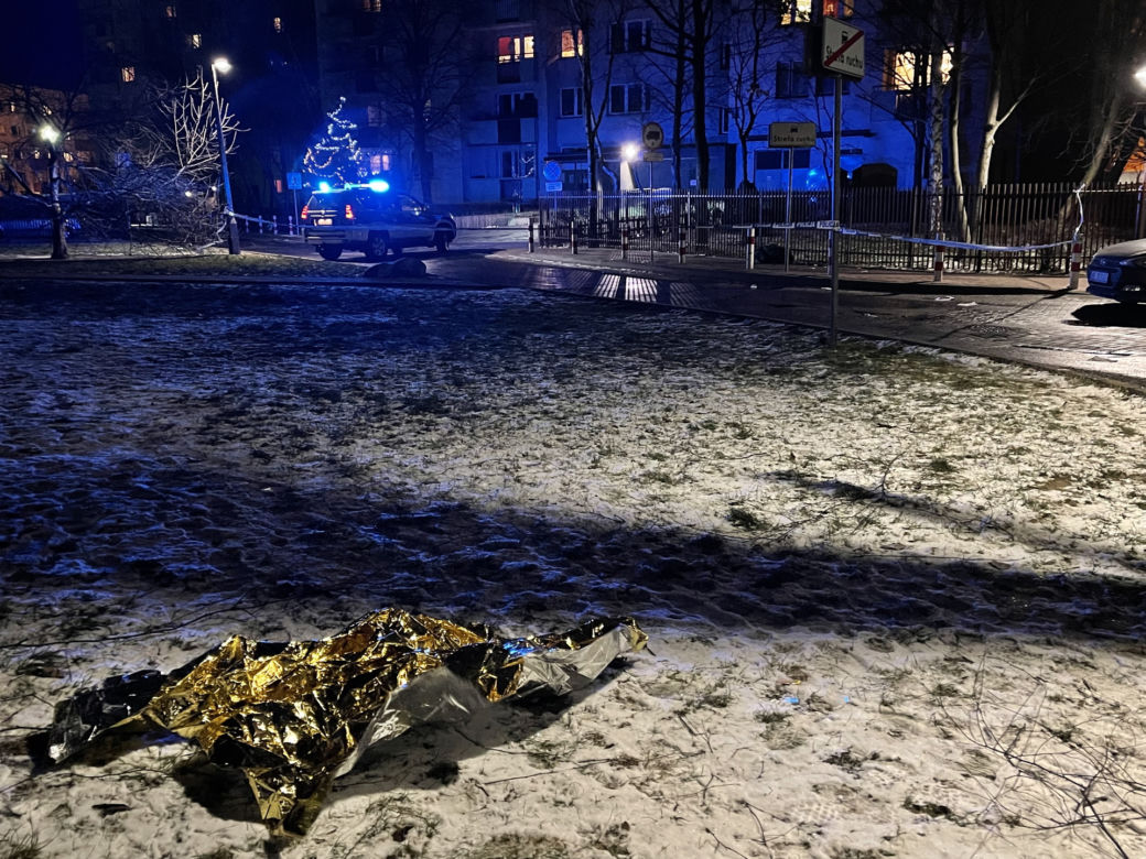 Policja zabezpieczył dowody rzeczowe