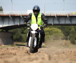 Policyjne off-roadowe motocykle Aprilia RX125