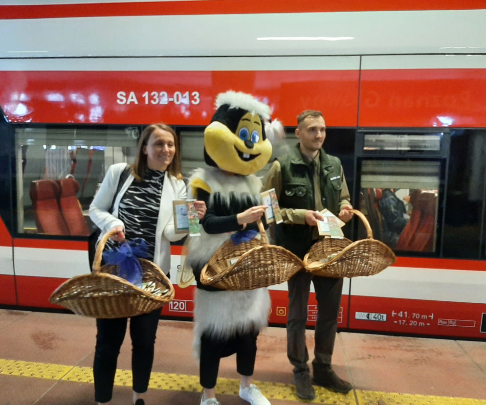 Dzień Pszczoły na poznańskim dworcu