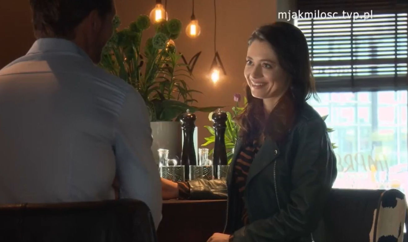 M jak miłość odc. 1633. Iza (Adriana Kalska), Marcin (Mikołaj Roznerski)