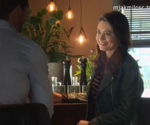 M jak miłość odc. 1633. Iza (Adriana Kalska), Marcin (Mikołaj Roznerski)