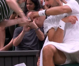 Novak Djokovic przestraszył dziewczynę