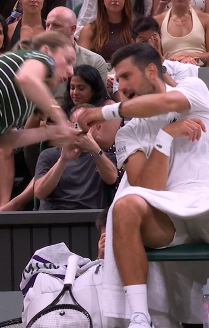 Novak Djokovic przestraszył dziewczynę