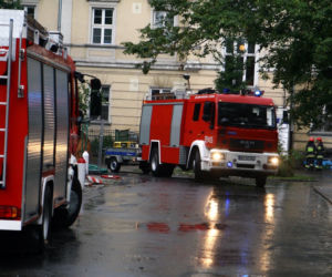 Ulewa nad Warszawą