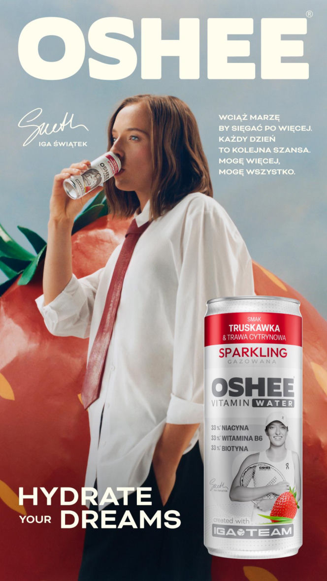 Iga Świątek w nowej kampanii OSHEE