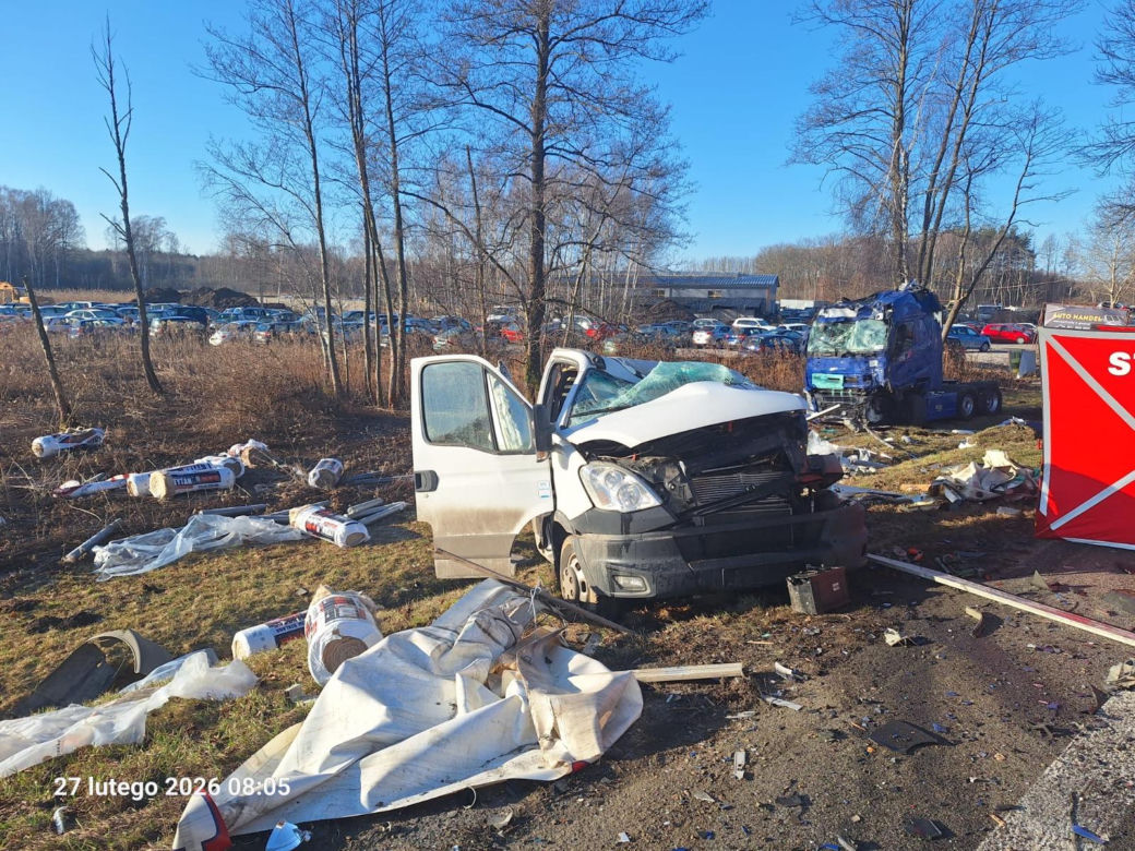 Śmiertelny wypadek na DK94 w Ładnej [ZDJĘCIA]