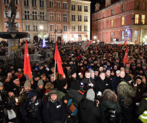 Wiec przeciwko nienawiści i przemocy w Gdańsku