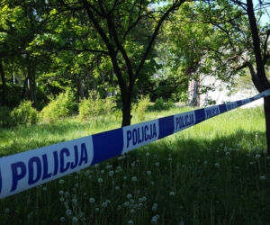 Spalony budynek przy ul. płk Dąbka w Gdyni