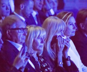 Agnieszka Woźniak-Starak na premierze filmu męża w Gdyni