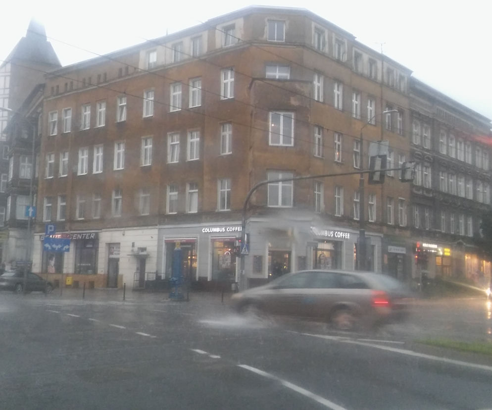 Ulewa w Szczecinie