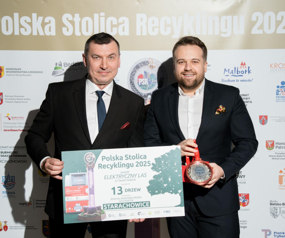 Kielce i Starachowice z medalem w programie Polska Stolica Recyklingu
