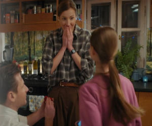 M jak miłość odc. 1930. Natalka (Dominika Suchecka), Adam Karski (Patryk Szwichtenberg)