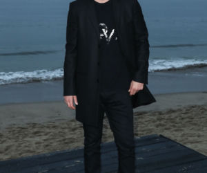 Keanu Reeves na pokazie Saint Laurent