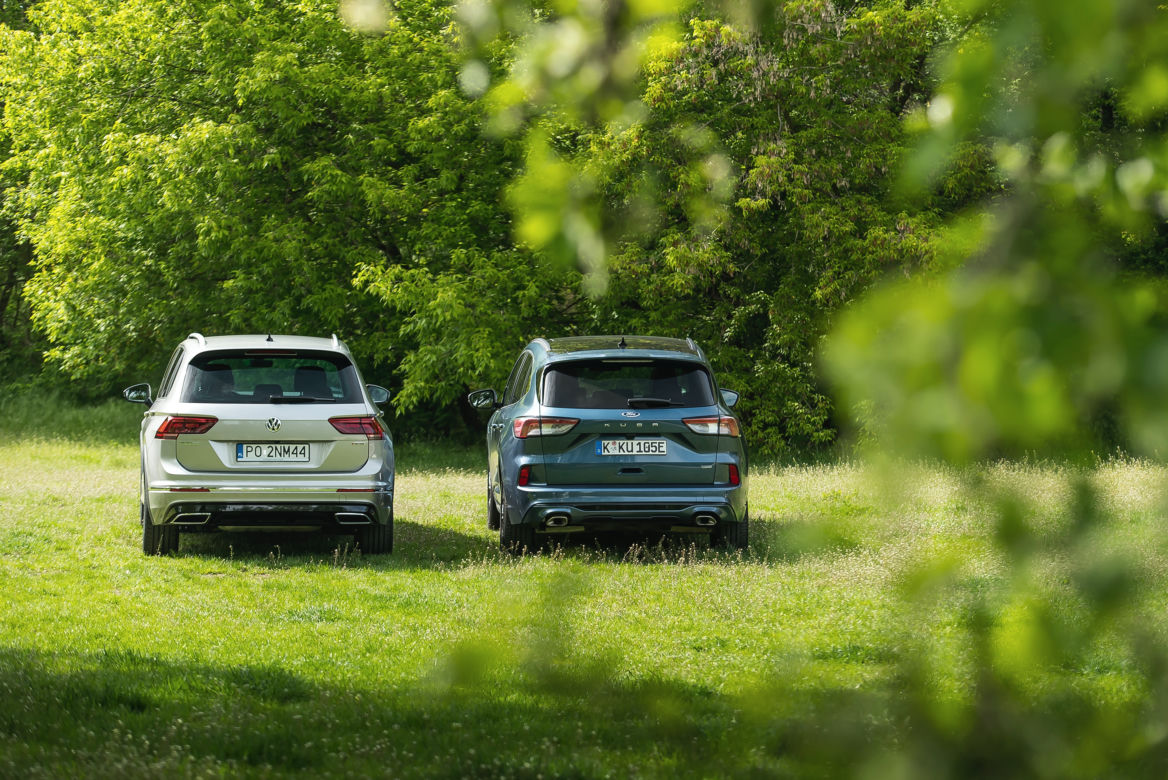 Ford Kuga 2.5 Plug-In Hybrid vs. Volkswagen Tiguan 2.0 TSI 