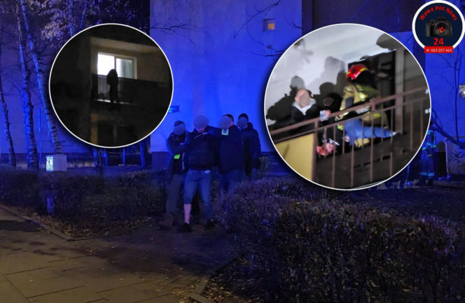 Groził skokiem z balkonu na Ochocie. Szybka akcja służb ratunkowych
