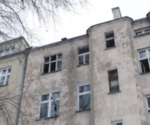 Pożar w kamienicy we Wrocławiu