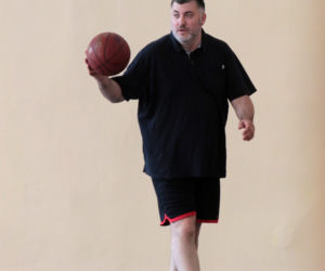 Artur Dziambor walczy na parkiecie