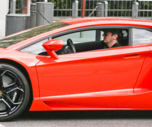 Kuba Wojewódzki w Lamborghini Aventador