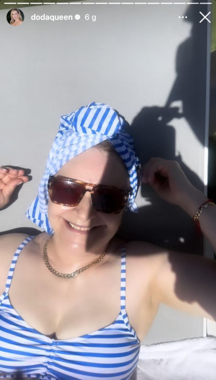 Doda z mamą w Hiszpanii