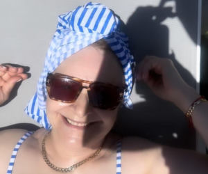 Doda z mamą w Hiszpanii