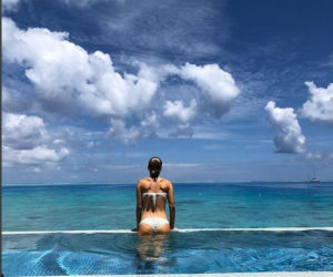 Joanna Krupa z mężem na Bora Bora 