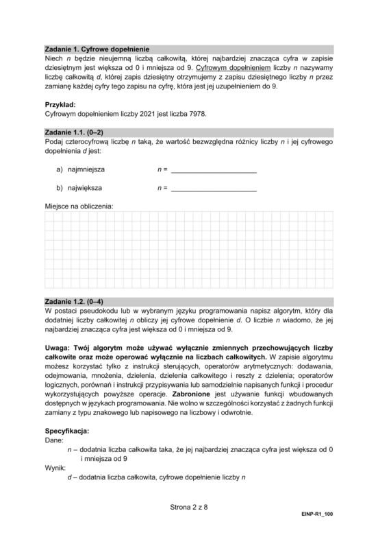 Matura 2021: Informatyka na poziomie rozszerzonym cz. 1