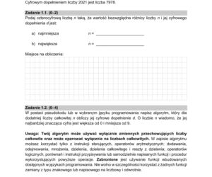 Matura 2021: Informatyka na poziomie rozszerzonym cz. 1