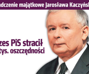 Prezes PiS stracił  150 tys. oszczędności