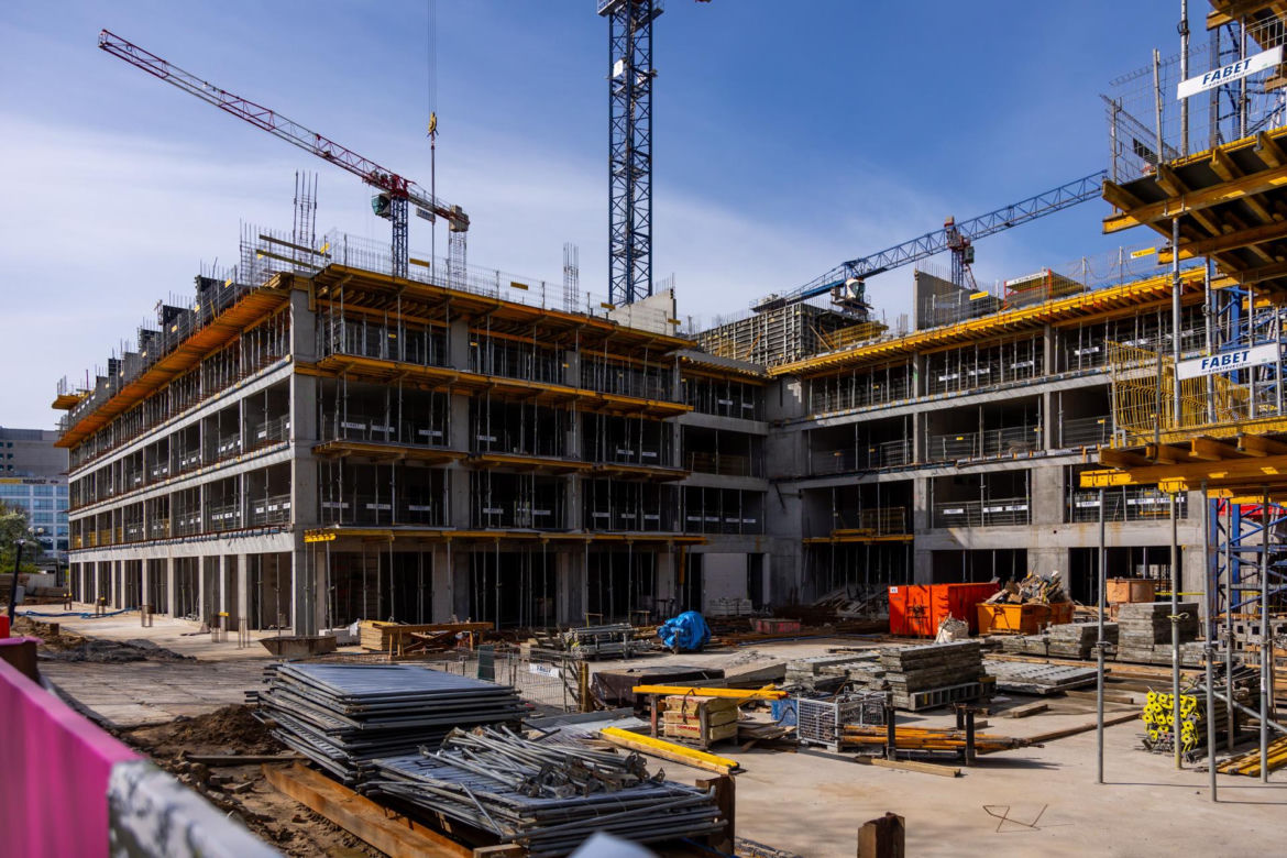 Budowa osiedla Modern Mokotów w Warszawie