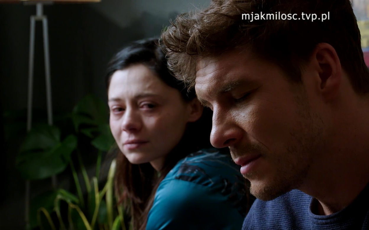 M jak miłość. Iza (Adriana Kalska), Marcin (Mikołaj Roznerski)