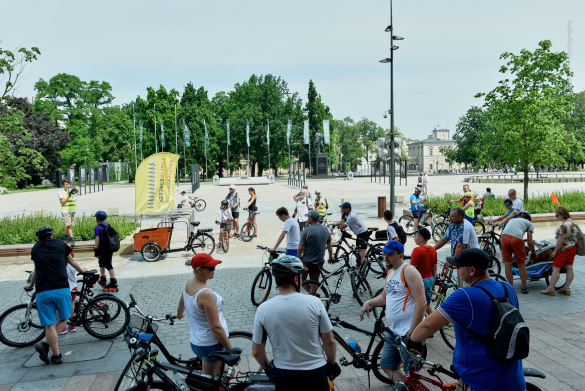 Rowerzyści i rolkarze przejechali przez Lublin. Trwa Ekopiknik nad Zalewem