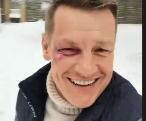 M jak miłość. Marcin Mroczek (Piotrek) na planie