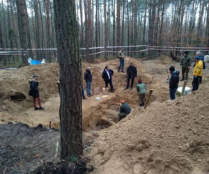 Wrak samolotu z czasów wojny znaleziony w lesie. W środku było ciało radzieckiego żołnierza