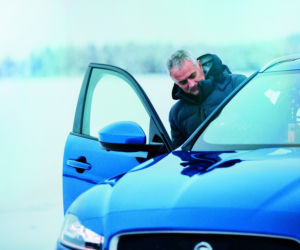 Jose Mourinho i Jaguar F-Pace S