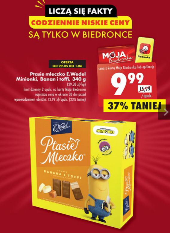 Biedronka na  Dzień Dziecka