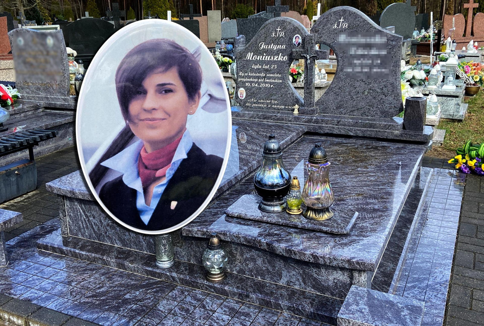 Młodziutka stewardessa miała przed sobą całe życie. Na grobie Justyny Moniuszko wyry…