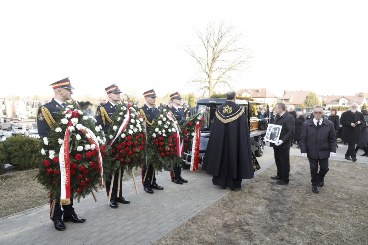 Pogrzeb fotoreportera Adama Chełstowskiego