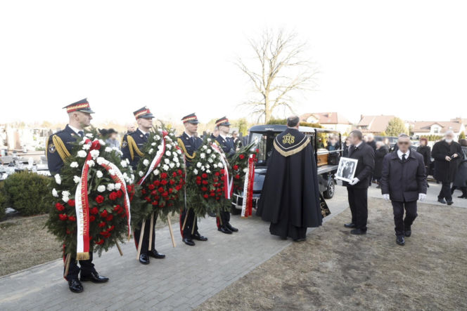 Pogrzeb fotoreportera Adama Chełstowskiego