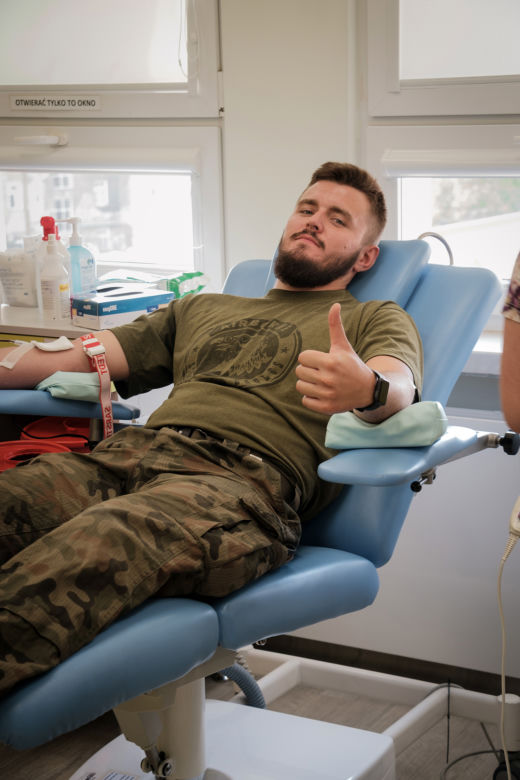 Terytorialsi z Przemyśla zebrali w lipcu 35 litrów krwi dla mieszkańców! 