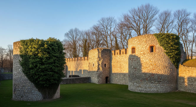 Mury obronne Sandomierza..jpg