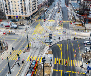 Tramwaj do Dworca Zachodniego w Warszawie - grudzień 2025