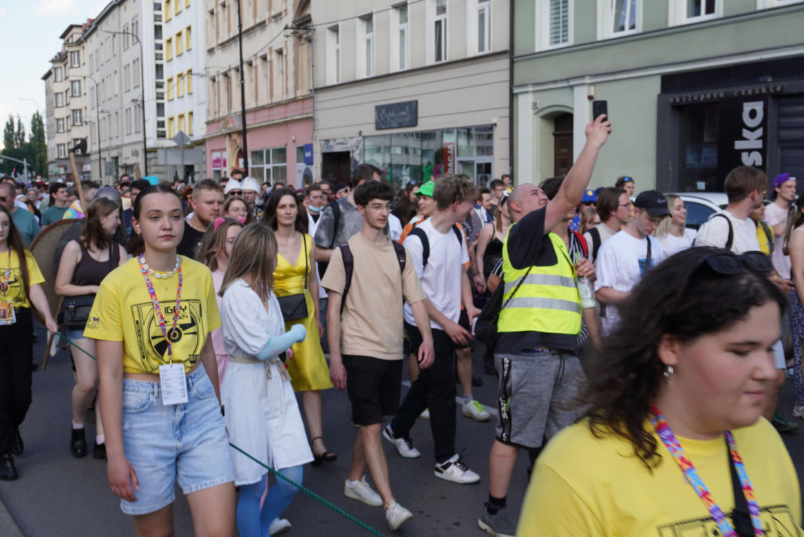 Igry 2024. Barwny korowód studentów przeszedł ulicami Gliwic