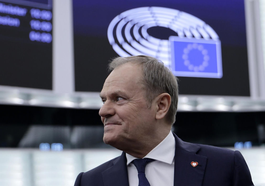 Wystąpienie Tuska w Parlamencie Europejskim