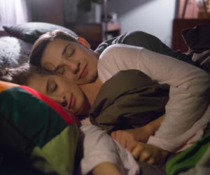 Aż po sufit odc. 2. Natalia (Erika Karkuszewska), Łukasz (Krzysztof Chodorowski)