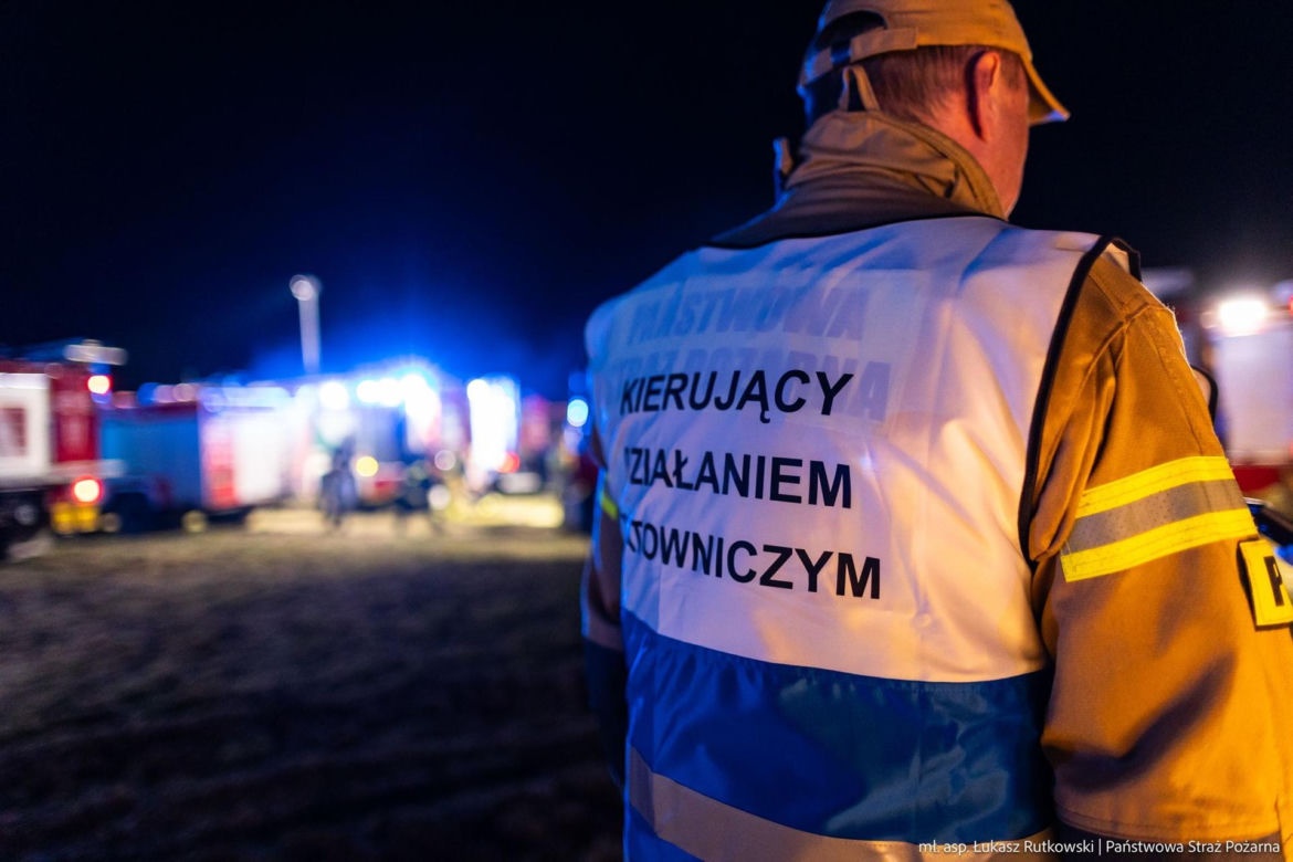 Pożar w Biebrzańskim Parku Narodowym