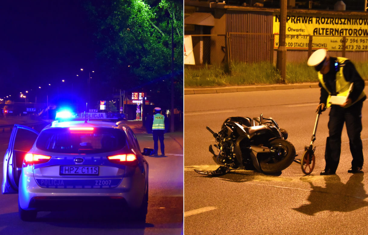 Śmiertelny wypadek na Radzymińskiej. Motocyklista nie miał szans na przeżycie