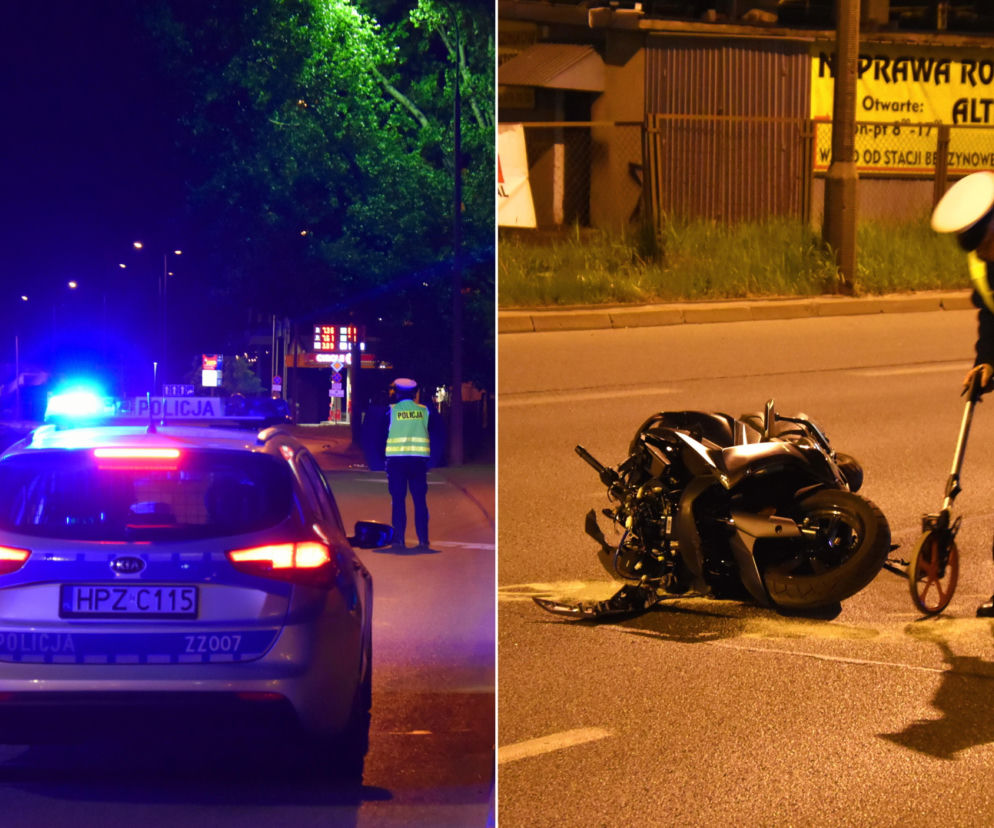Śmiertelny wypadek na Radzymińskiej. Motocyklista nie miał szans na przeżycie